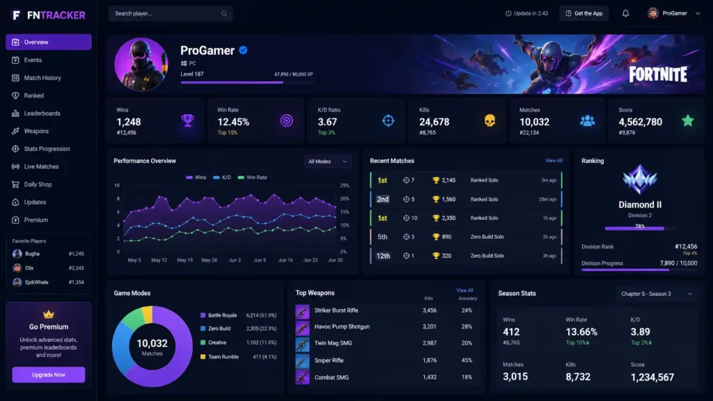 Fortnite tracker