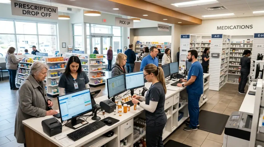 "pharmacy technician jobs", "prescription medication", "pharmacy counter"