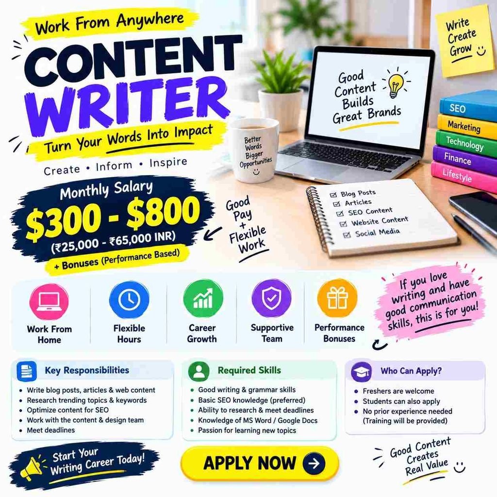 Content Writer Jobs 